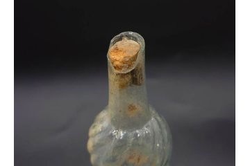大正〜昭和初期　ニッキ水瓶　時代を重ねた味わいあるガラス瓶7点セット(ラムネ瓶、硝子、ビン、花器、花生、花入、フラワーベース、一輪挿し)(R-082972)