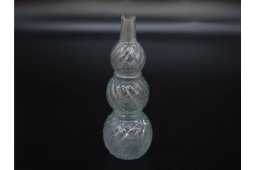 大正〜昭和初期　ニッキ水瓶　時代を重ねた味わいあるガラス瓶7点セット(ラムネ瓶、硝子、ビン、花器、花生、花入、フラワーベース、一輪挿し)(R-082972)