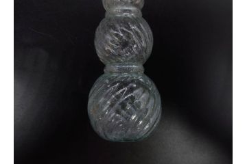 大正〜昭和初期　ニッキ水瓶　時代を重ねた味わいあるガラス瓶7点セット(ラムネ瓶、硝子、ビン、花器、花生、花入、フラワーベース、一輪挿し)(R-082972)