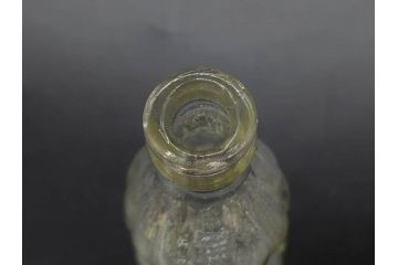 大正〜昭和初期　ニッキ水瓶　時代を重ねた味わいあるガラス瓶7点セット(ラムネ瓶、硝子、ビン、花器、花生、花入、フラワーベース、一輪挿し)(R-082972)