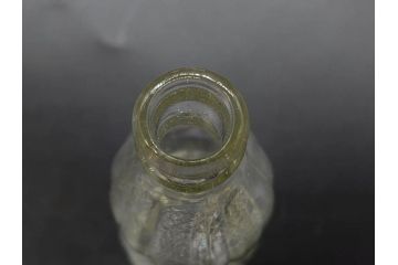大正〜昭和初期　ニッキ水瓶　時代を重ねた味わいあるガラス瓶7点セット(ラムネ瓶、硝子、ビン、花器、花生、花入、フラワーベース、一輪挿し)(R-082972)