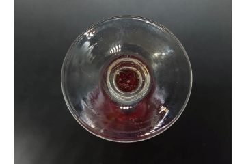 昭和初期〜中期　切子　様々なデザインが楽しめるグラス9点セット(カクテル、ワイン、リキュール、バラ、薔薇、花、葡萄、ぶどう、和ガラス、硝子、酒器、酒杯)(R-082973)