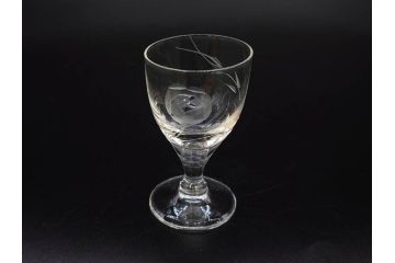 昭和初期〜中期　切子　様々なデザインが楽しめるグラス9点セット(カクテル、ワイン、リキュール、バラ、薔薇、花、葡萄、ぶどう、和ガラス、硝子、酒器、酒杯)(R-082973)