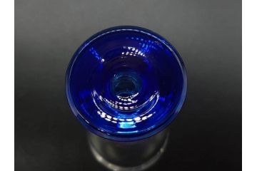 昭和初期〜中期　切子　様々なデザインが楽しめるグラス9点セット(カクテル、ワイン、リキュール、バラ、薔薇、花、葡萄、ぶどう、和ガラス、硝子、酒器、酒杯)(R-082973)