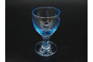 昭和初期〜中期　切子　様々なデザインが楽しめるグラス9点セット(カクテル、ワイン、リキュール、バラ、薔薇、花、葡萄、ぶどう、和ガラス、硝子、酒器、酒杯)(R-082973)