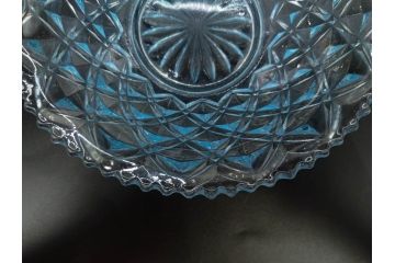 昭和初期〜中期　お部屋を華やかに彩るガラスボウル4点セット(深皿、深鉢、ガラス鉢、硝子、和ガラス)(R-082975)