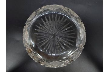 昭和初期〜中期　お部屋を華やかに彩るガラスボウル4点セット(深皿、深鉢、ガラス鉢、硝子、和ガラス)(R-082975)