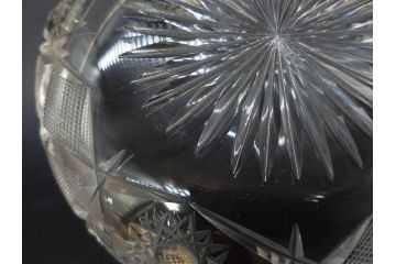 昭和初期〜中期　お部屋を華やかに彩るガラスボウル4点セット(深皿、深鉢、ガラス鉢、硝子、和ガラス)(R-082975)