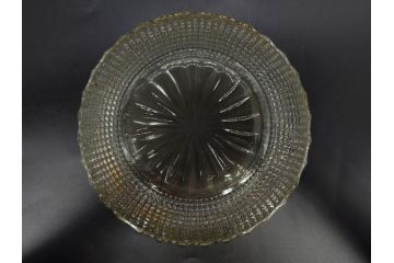 昭和初期〜中期　お部屋を華やかに彩るガラスボウル4点セット(深皿、深鉢、ガラス鉢、硝子、和ガラス)(R-082975)