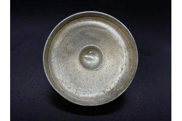 戦前　当時物　レトロな雰囲気を醸し出すキャンディーポット(菓子瓶、あめや瓶、飴屋、砂糖壺、ガラス瓶、ガラスビン、蓋(フタ)付き、菓子瓶、ボンボン入れ、小物入れ、硝子)(R-082983)