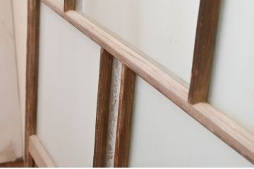 アンティーク建具　大正ロマン　和の空間を演出するガラス戸1枚(引き戸)(R-082988)