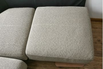 中古　超美品!!　展示品　arflex(アルフレックス)　BRERA(ブレラ)　Sergio Brioschiデザイン　クッション付き!!　モダンで洗練されたデザインが光るコーナーソファ(185L・180PL、カウチソファ、ペニンシュラ、L字型、3人掛け、4人掛け、トリプルソファ、レザー、牛革、XDA)(定価約312万円)(R-082993)