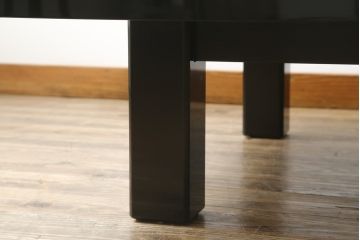 中古　美品　輪島塗り　ガラス天板付き　上品な佇まいが魅力的な座卓(ローテーブル、センターテーブル、リビングテーブル)(定価約180万円)(R-082995)