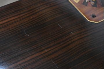 中古　美品　大阪唐木指物　吉田唐木工芸社　寄木細工　象嵌入りの華やかなオリエンタルチェスト(収納箪笥、和タンス、サイドチェスト、ローチェスト、引き出し)(R-083000)