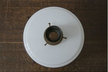 和製アンティーク　昭和初期　カットガラス　和風切子が可愛らしい天井照明(吊り下げ照明、シェード、ペンダントライト、電笠)(R-083005)