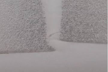 和製アンティーク　竹文様　カットガラス　レトロな切子が奥ゆかしい雰囲気を醸し出す天井照明　(R-083007)