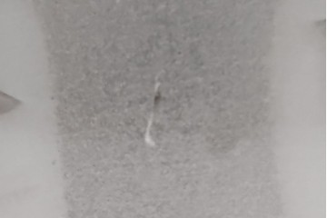 和製アンティーク　竹文様　カットガラス　レトロな切子が奥ゆかしい雰囲気を醸し出す天井照明　(R-083007)