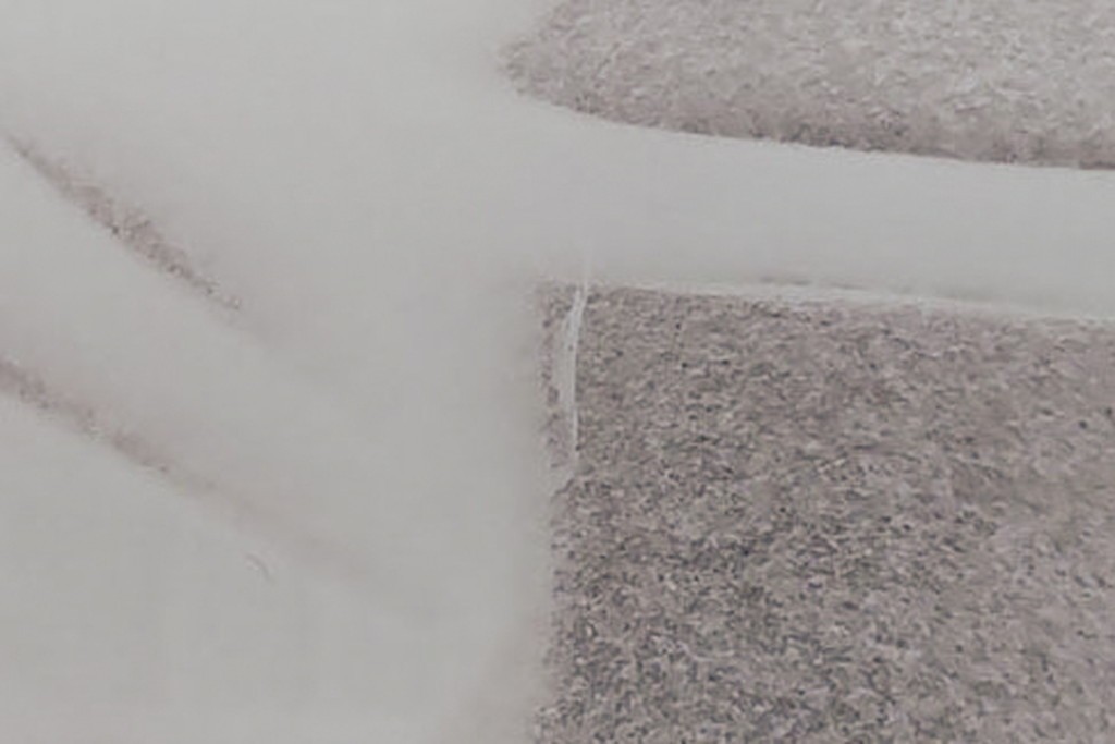 和製アンティーク　竹文様　カットガラス　レトロな切子が奥ゆかしい雰囲気を醸し出す天井照明　(R-083007)