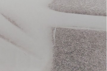 和製アンティーク　竹文様　カットガラス　レトロな切子が奥ゆかしい雰囲気を醸し出す天井照明　(R-083007)