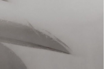 和製アンティーク　竹文様　カットガラス　レトロな切子が奥ゆかしい雰囲気を醸し出す天井照明　(R-083007)