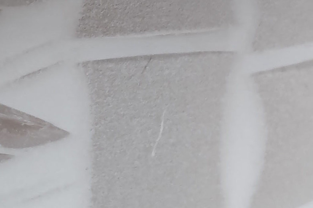 和製アンティーク　竹文様　カットガラス　レトロな切子が奥ゆかしい雰囲気を醸し出す天井照明　(R-083007)