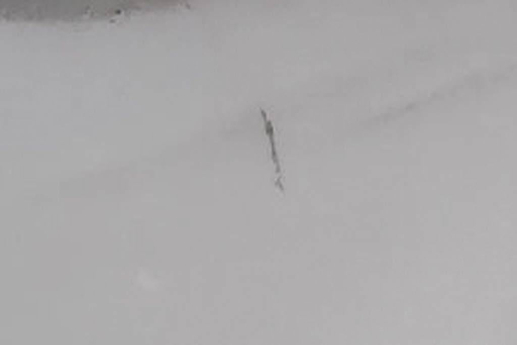 和製アンティーク　竹文様　カットガラス　レトロな切子が奥ゆかしい雰囲気を醸し出す天井照明　(R-083007)