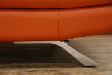 中古　美品　NICOLETTI HOME(ニコレッティ・ホーム)　Success(サクセス)　インテリアのアクセントになる本革張り3人掛けソファ(2.5人掛けソファ、2人掛けソファ、2P、2.5P、3P)(定価約65万円)(R-083009)