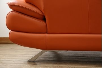 中古　美品　NICOLETTI HOME(ニコレッティ・ホーム)　Success(サクセス)　インテリアのアクセントになる本革張り3人掛けソファ(2.5人掛けソファ、2人掛けソファ、2P、2.5P、3P)(定価約65万円)(R-083009)