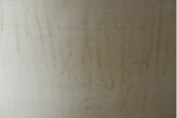 和製アンティーク　超特大!!　花器に最適!!　明治期　伊万里　白磁　古い造り酒屋の味わい深い大酒甕(酒壺、酒器、かめ、つぼ、壷)(R-083014)