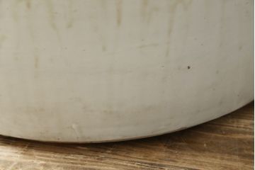 和製アンティーク　超特大!!　花器に最適!!　明治期　伊万里　白磁　古い造り酒屋の味わい深い大酒甕(酒壺、酒器、かめ、つぼ、壷)(R-083014)