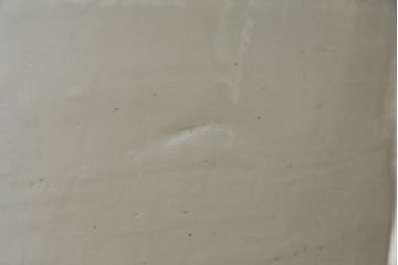 和製アンティーク　超特大!!　花器に最適!!　明治期　伊万里　白磁　古い造り酒屋の味わい深い大酒甕(酒壺、酒器、かめ、つぼ、壷)(R-083014)
