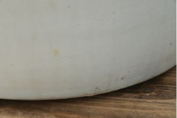 和製アンティーク　超特大!!　花器に最適!!　明治期　伊万里　白磁　古い造り酒屋の味わい深い大酒甕(酒壺、酒器、かめ、つぼ、壷)(R-083014)
