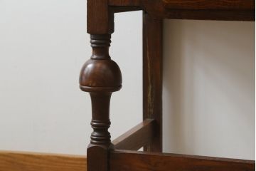 イギリスアンティーク　オーク材　アールデコ　気品を感じるミラーバックサイドボード(収納棚、戸棚、サイドキャビネット、英国)(R-083017)