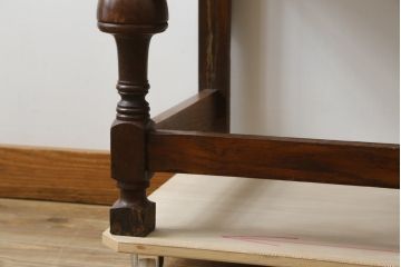 イギリスアンティーク　オーク材　アールデコ　気品を感じるミラーバックサイドボード(収納棚、戸棚、サイドキャビネット、英国)(R-083017)