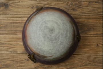 フランスアンティーク　アールヌーヴォー　アール・デコ期　ミューラー兄弟(Muller Freres Luneville)　優美な色彩でヨーロッパ的な品格と温もりを感じる吊り下げ照明　(R-083019)