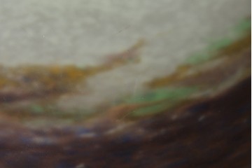 フランスアンティーク　アールヌーヴォー　アール・デコ期　ミューラー兄弟(Muller Freres Luneville)　優美な色彩でヨーロッパ的な品格と温もりを感じる吊り下げ照明　(R-083019)