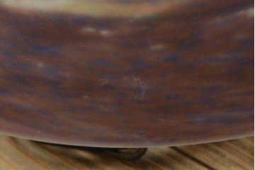 フランスアンティーク　アールヌーヴォー　アール・デコ期　ミューラー兄弟(Muller Freres Luneville)　優美な色彩でヨーロッパ的な品格と温もりを感じる吊り下げ照明　(R-083019)