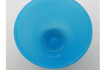 大正〜昭和初期　菓子型　ギヤマン　涼やかな雰囲気の小鉢3点セット(深皿、深鉢、和ガラス、硝子)(R-083030)