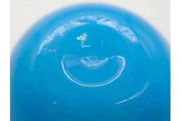 大正〜昭和初期　菓子型　ギヤマン　涼やかな雰囲気の小鉢3点セット(深皿、深鉢、和ガラス、硝子)(R-083030)
