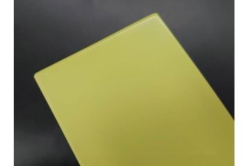 ジャンク品　ドイツ　戦前　J.Kaiser(カイザー)　ウランガラス　ゼンマイ式　シンプルで洗練されたデザインが魅力的な置時計(置き時計、硝子)(R-083032)