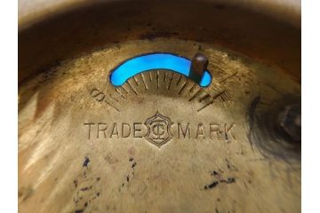 ジャンク品　戦前　東洋時計株式会社(TOYO CLOCK FACTORY)　ゼンマイ式　細やかな意匠が施されたエレガントな雰囲気溢れる置時計(置き時計、日本製、ガラス、硝子)(R-083033)