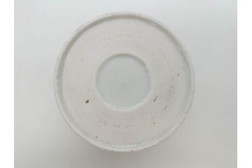 江戸期　古伊万里　染付　花唐草文　爽やかな藍色が素敵なそば猪口5客セット(蕎麦猪口、湯呑み、湯のみ、和食器)(R-083042)
