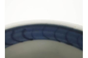 江戸期　古伊万里　染付　丁寧に描かれた山水図が目を引くそば猪口5客セット(蕎麦猪口、湯呑み、湯のみ、和食器)(R-083044)