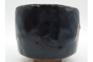 大樋焼　大樋平六(開発文七?)　3.7寸　上品な和の雰囲気を醸し出す茶碗(抹茶碗、茶道具、茶器、三寸七分、和食器、共箱付き)(R-083045)