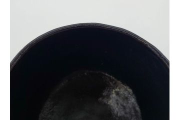 大樋焼　大樋平六(開発文七?)　3.7寸　上品な和の雰囲気を醸し出す茶碗(抹茶碗、茶道具、茶器、三寸七分、和食器、共箱付き)(R-083045)