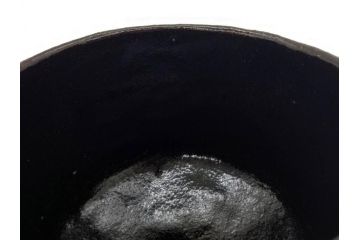 大樋焼　大樋平六(開発文七?)　3.7寸　上品な和の雰囲気を醸し出す茶碗(抹茶碗、茶道具、茶器、三寸七分、和食器、共箱付き)(R-083045)