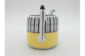 戦前　オールドノリタケ　NORITAKE　ラスター彩　ハンドル付　レモン　アールデコ　それぞれ華やかなデザインが素敵なプレート2枚&シュガーポットセット(サンドウィッチ、サンドイッチ、キャンディーディッシュ、アクセサリートレー、トレイ、小皿、中皿、洋食器)(R-083046)