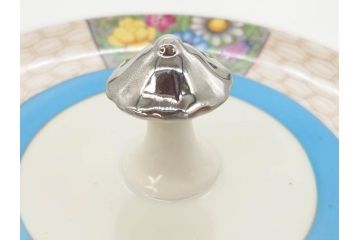戦前　オールドノリタケ　NORITAKE　ラスター彩　ハンドル付　レモン　アールデコ　それぞれ華やかなデザインが素敵なプレート2枚&シュガーポットセット(サンドウィッチ、サンドイッチ、キャンディーディッシュ、アクセサリートレー、トレイ、小皿、中皿、洋食器)(R-083046)
