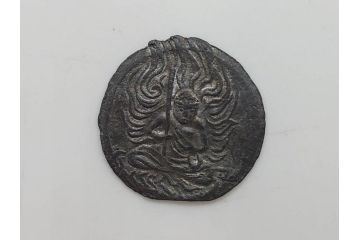 金太郎　軍人　不動明王?　時代を重ねた味わい深い鉛面子5点セット(鉛めんこ、メンコ、仏、玩具、おもちゃ)(R-083050)