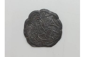 金太郎　軍人　不動明王?　時代を重ねた味わい深い鉛面子5点セット(鉛めんこ、メンコ、仏、玩具、おもちゃ)(R-083050)